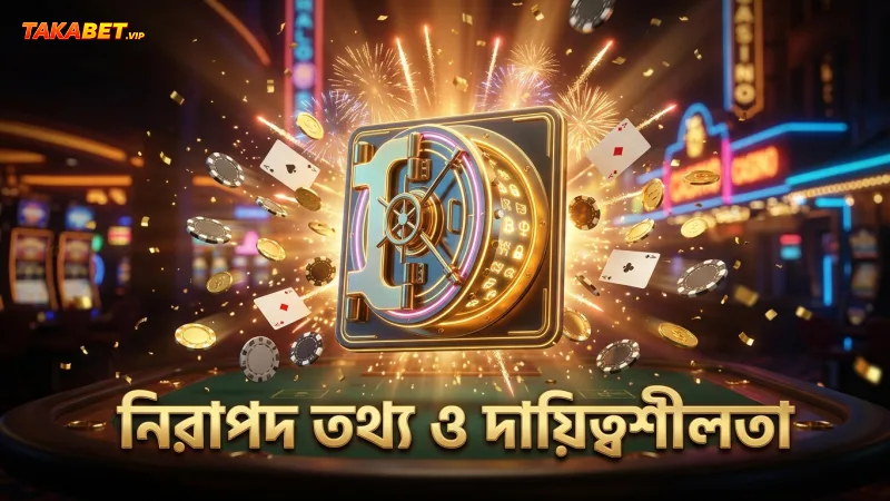 নিরাপত্তা ও গোপনীয়তার জন্য এনক্রিপ্টেড তথ্য আপলোড এবং দায়িত্বশীল গেমিং পালন করুন।