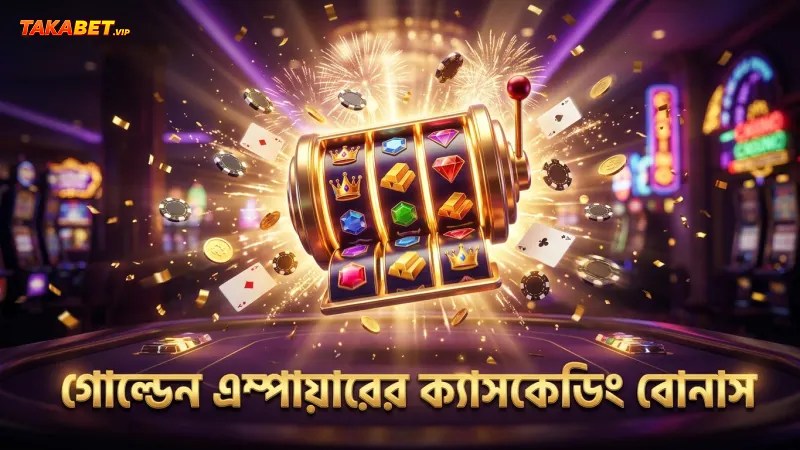 গোল্ডেন এম্পায়ারের ক্যাসকেডিং রিল ফিচার খেলার গতিকে বাড়ায়