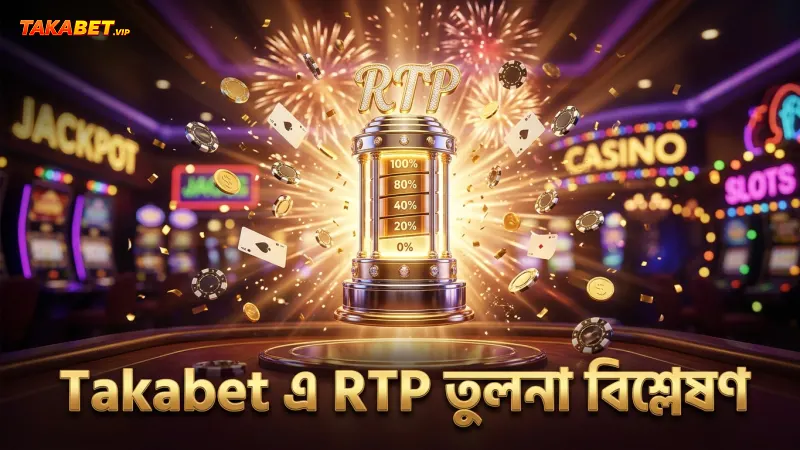 Takabet এ গোল্ডেন এম্পায়ার ও অন্যান্য গেমের RTP তুলনা