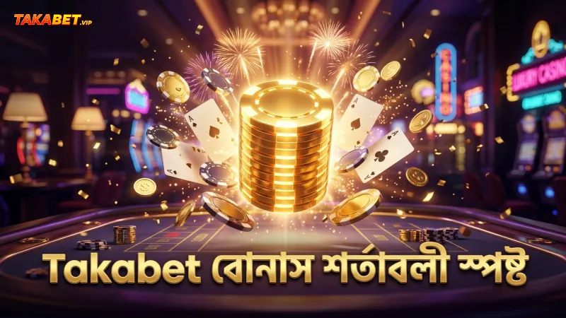 Takabet বোনাসের শর্তাবলী সম্পূর্ণ স্বচ্ছ ও বিশ্বাসযোগ্য