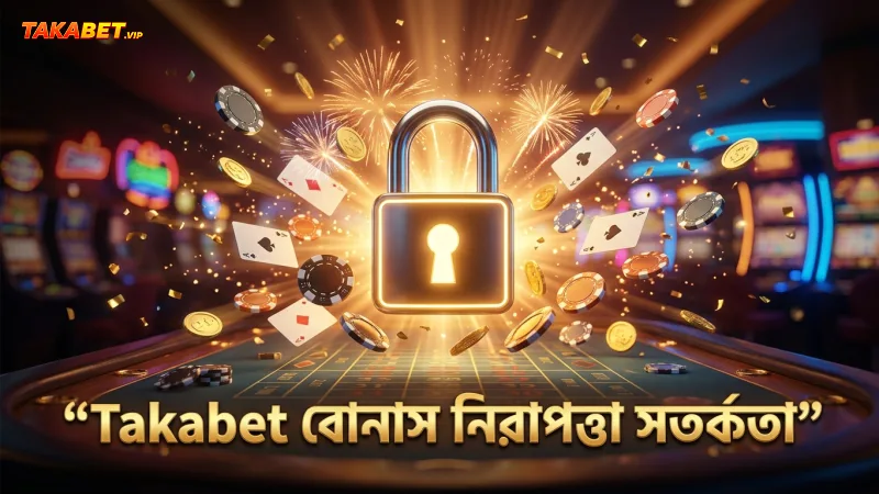 Takabet নিরাপত্তা ও বোনাস শর্তাবলী সম্পর্কে সতর্কতা।