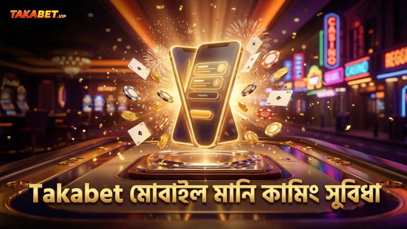 Takabet-এর মোবাইল প্ল্যাটফর্মে মানি কামিং স্লটের সুবিধা স্পষ্ট।