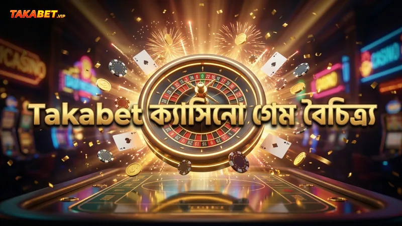 Takabet ক্যাসিনোতে বিভিন্ন ধরনের গেম উপলব্ধ।