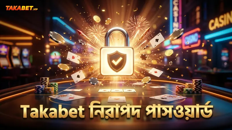 নিরাপদ পাসওয়ার্ডের মাধ্যমে Takabet অ্যাকাউন্ট সুরক্ষা নিশ্চিত।