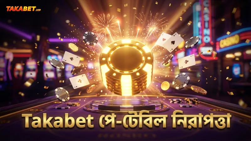 নিরাপত্তা ও স্বচ্ছতার জন্য Takabet-এর পে-টেবিল গুরুত্বপূর্ণ।