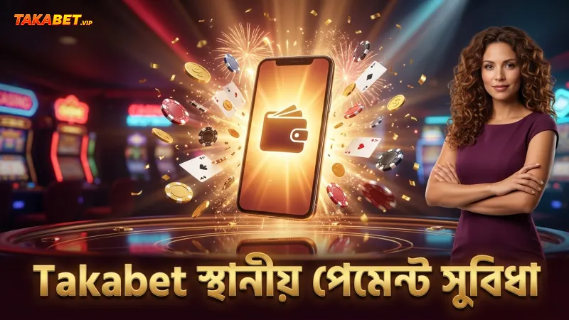 Takabet-এ স্থানীয় পেমেন্ট পদ্ধতি বেটিং অভিজ্ঞতা উন্নত করে।